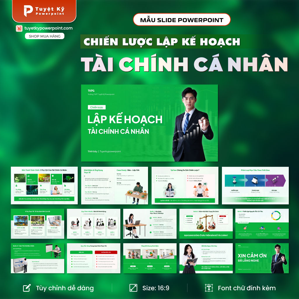 Slide chiến lược lập kế hoạch tài chính cho cá nhân