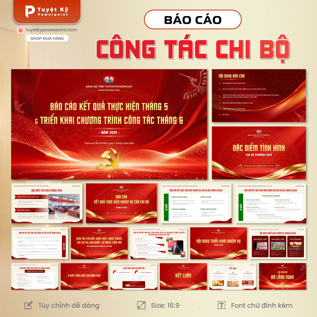 Báo cáo công tác chi bộ