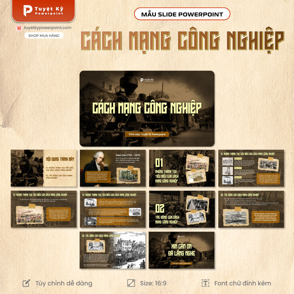 Slide cách mạng công nghiệp