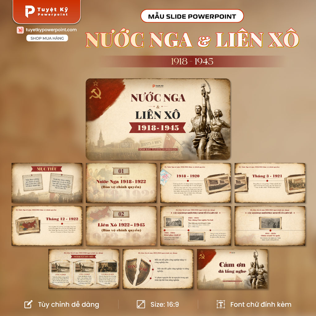 Slide Nước Nga Và Liên Xô 1918 - 1945