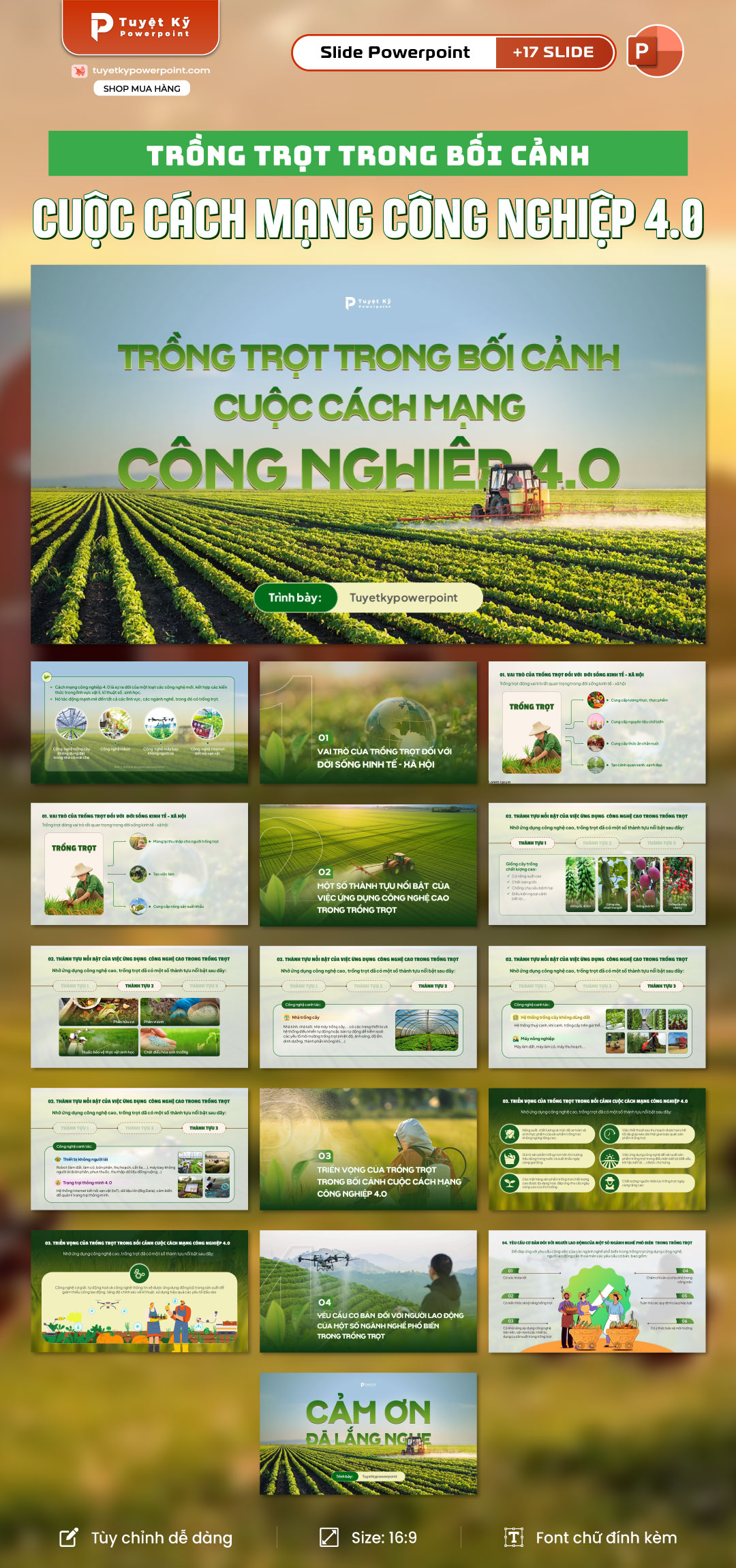 Trồng trọt trong bối cảnh cuộc cách mạng công nghiệp 4.0