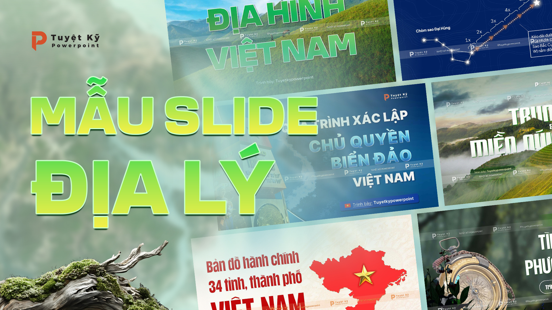 tổng hợp mẫu slide địa lý