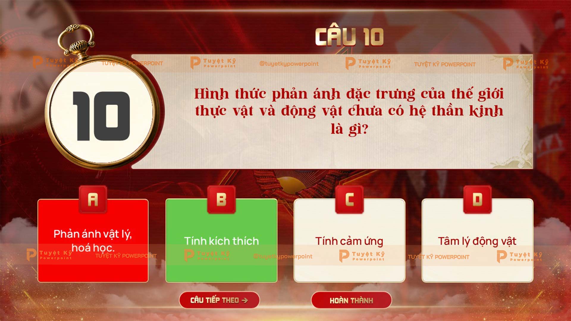 Trang mẫu ô vuông trắc nghiệm triết học Mác-Lênin