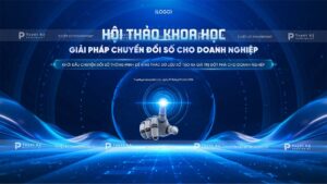 backdrop banner chuyển đổi số cho doanh nghiệp