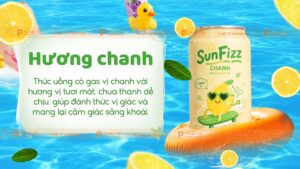 giới thiệu sản phẩm nước giải khát hương chanh