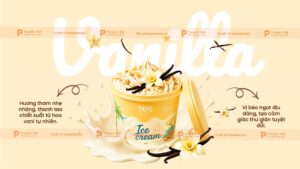 giới thiệu vị kem vanilla