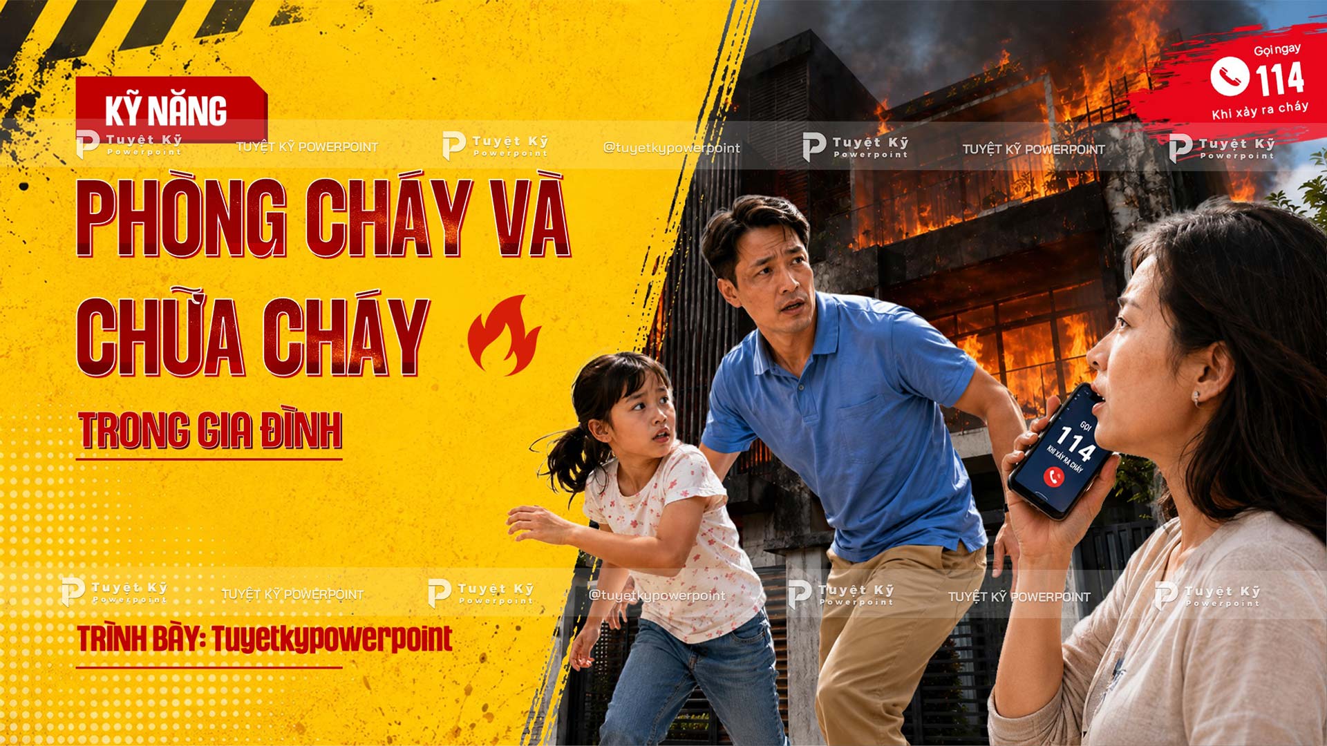 kỹ năng phòng cháy chữa cháy tại gia đình