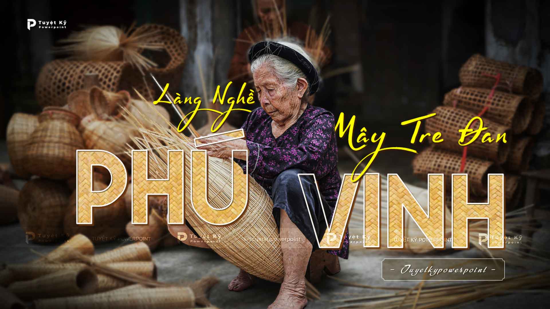 làng nghề mây tre đan phú vinh