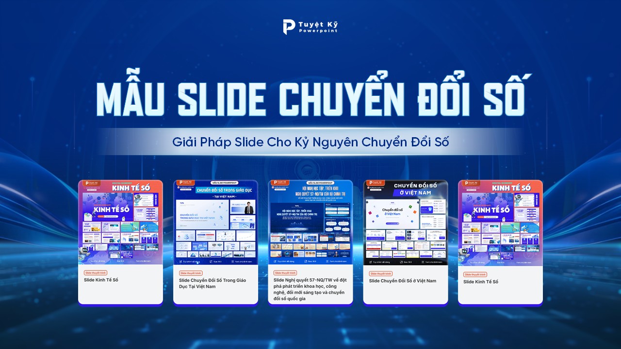 Mẫu slide chuyển đổi số