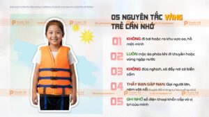 nguyên tắc vàng cho trẻ phòng chống đuối nước