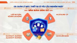 quản lý máy thiết bị có yêu cầu nghiêm ngặt