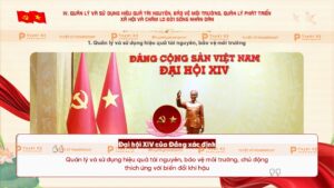 quản lý và sử dụng hiệu quả tài nguyên bảo vệ môi trường quản lý phát triển xã nội và chăm lo đời sống nhân dân