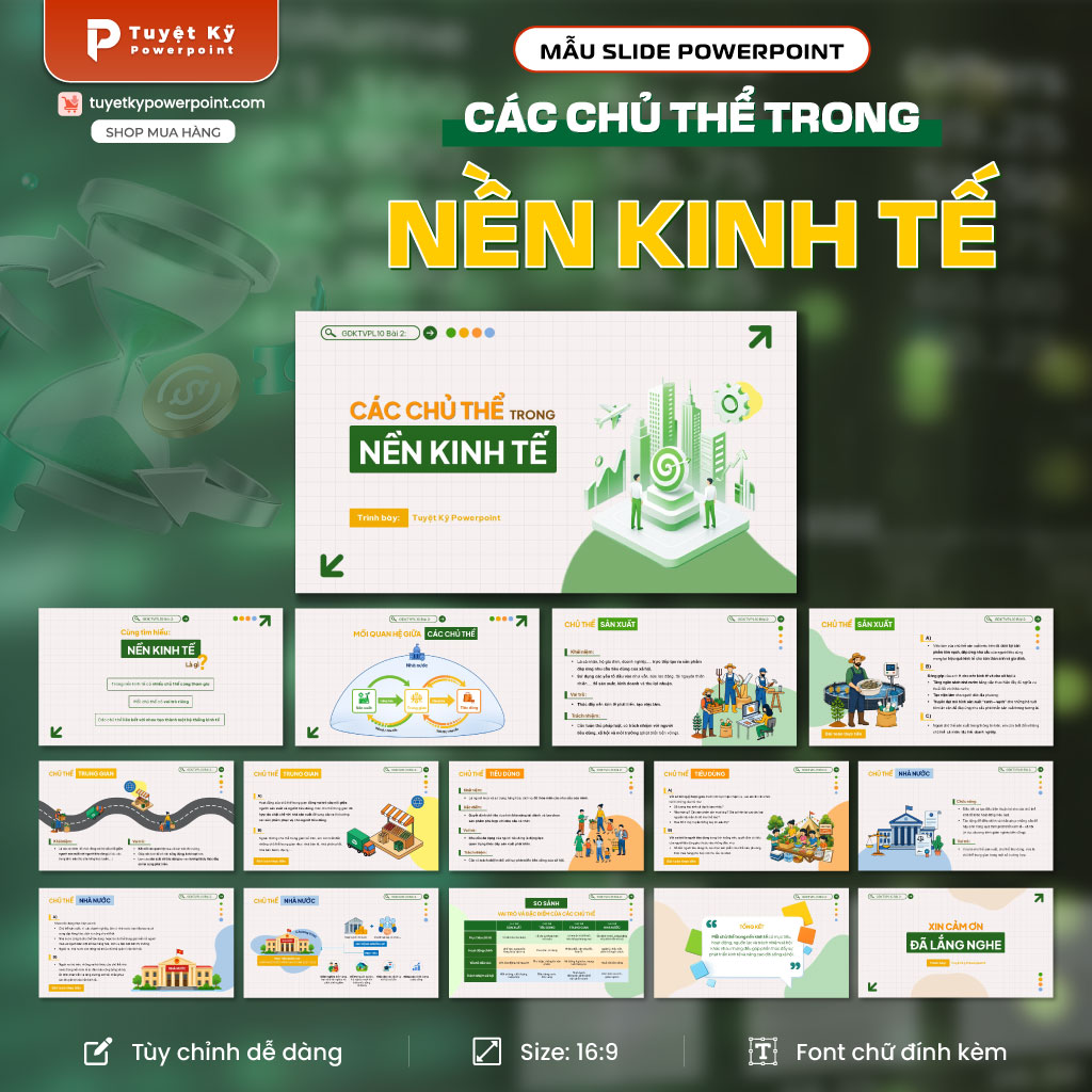 các chủ thể trong nền kinh tế