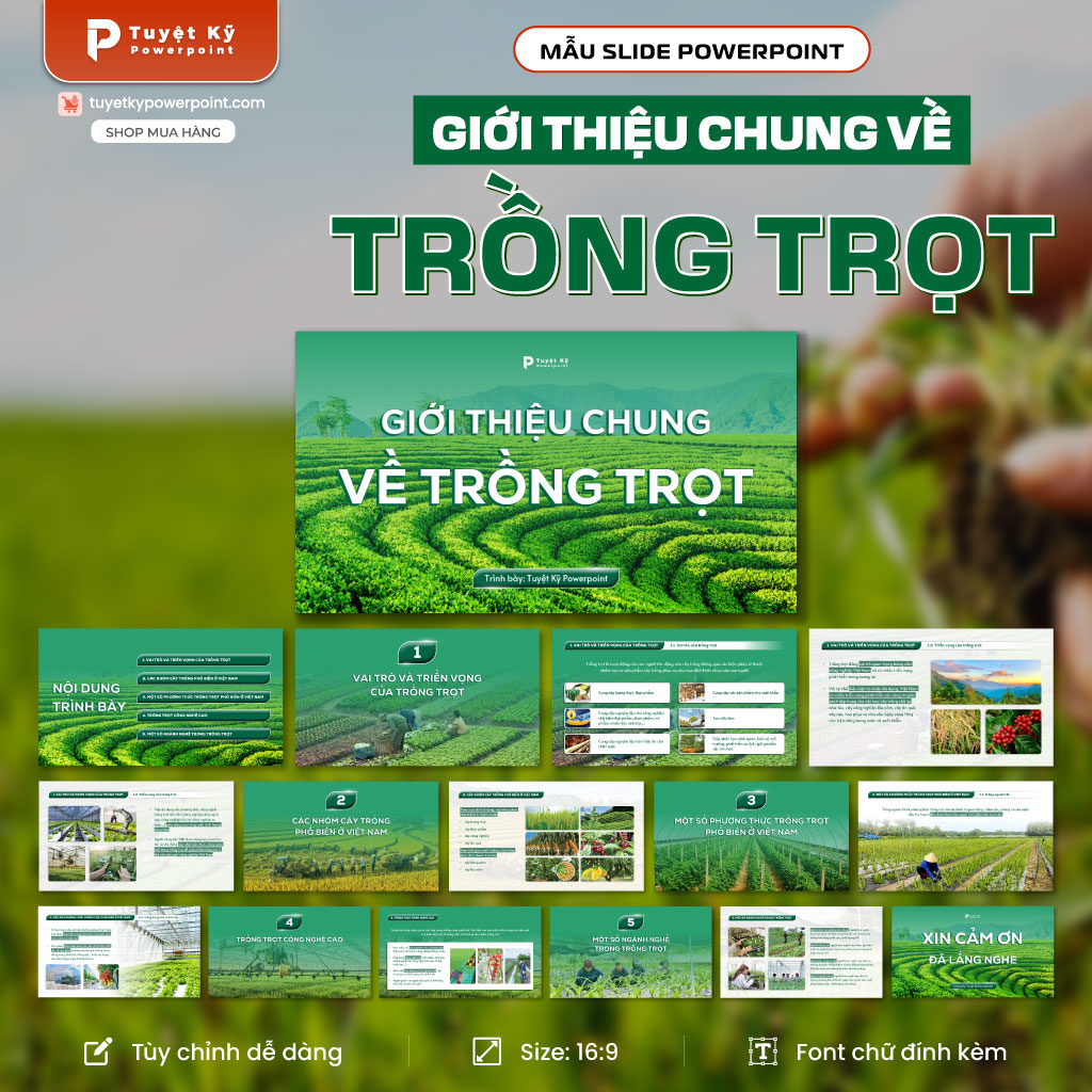 giới thiệu chung về trồng trọt