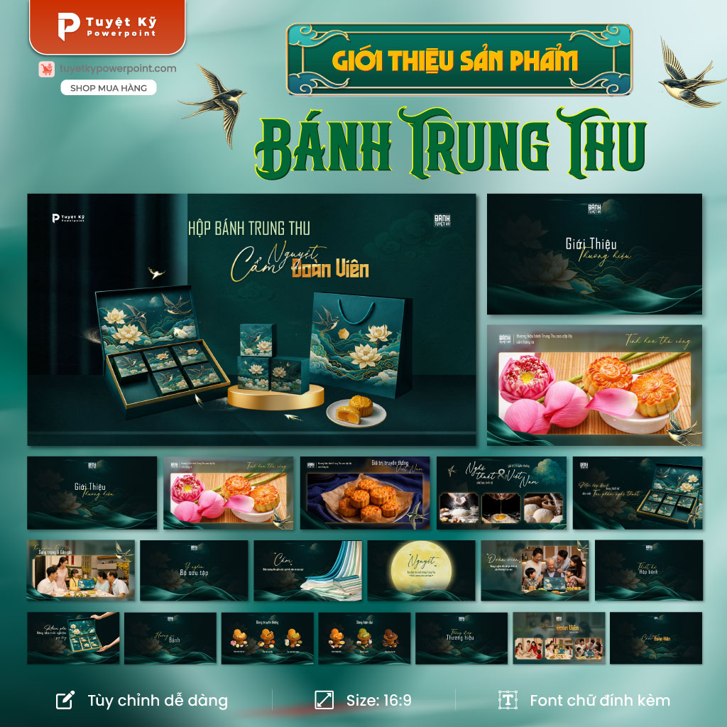 giới thiệu sản phẩm bánh trung thu