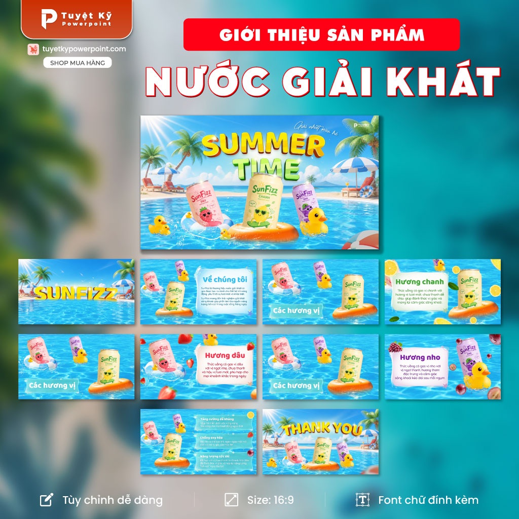 giới thiệu sản phẩm nước giải khát