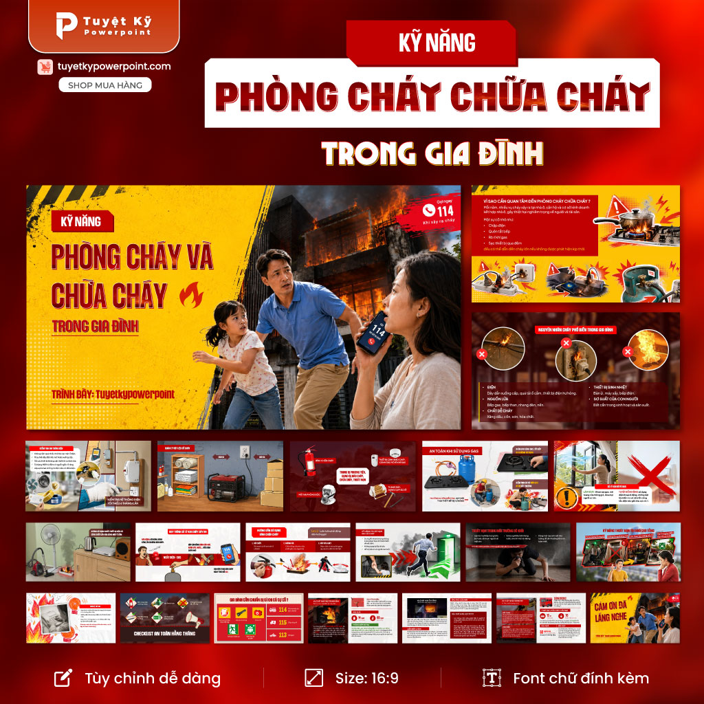 kỹ năng phòng cháy chữa cháy tại gia đình