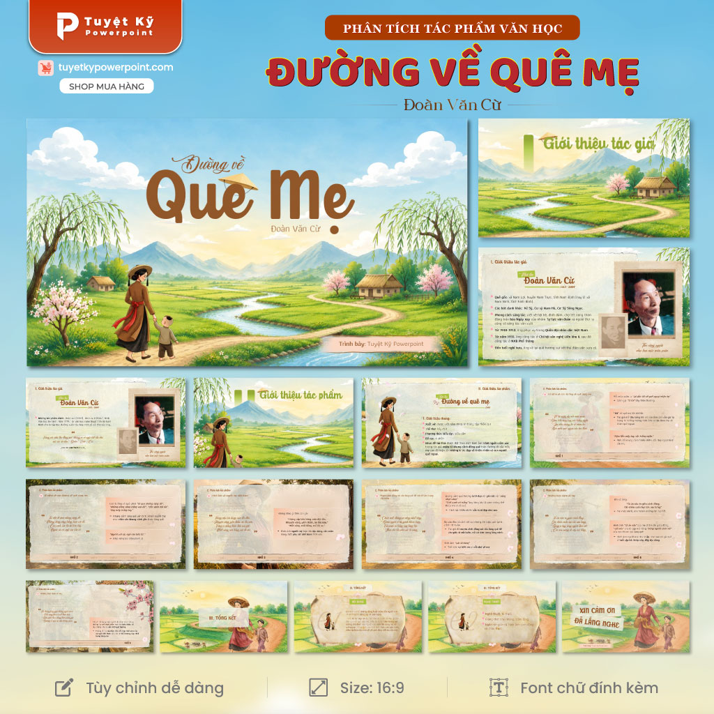 phân tích tác phẩm văn học đường về quê mẹ