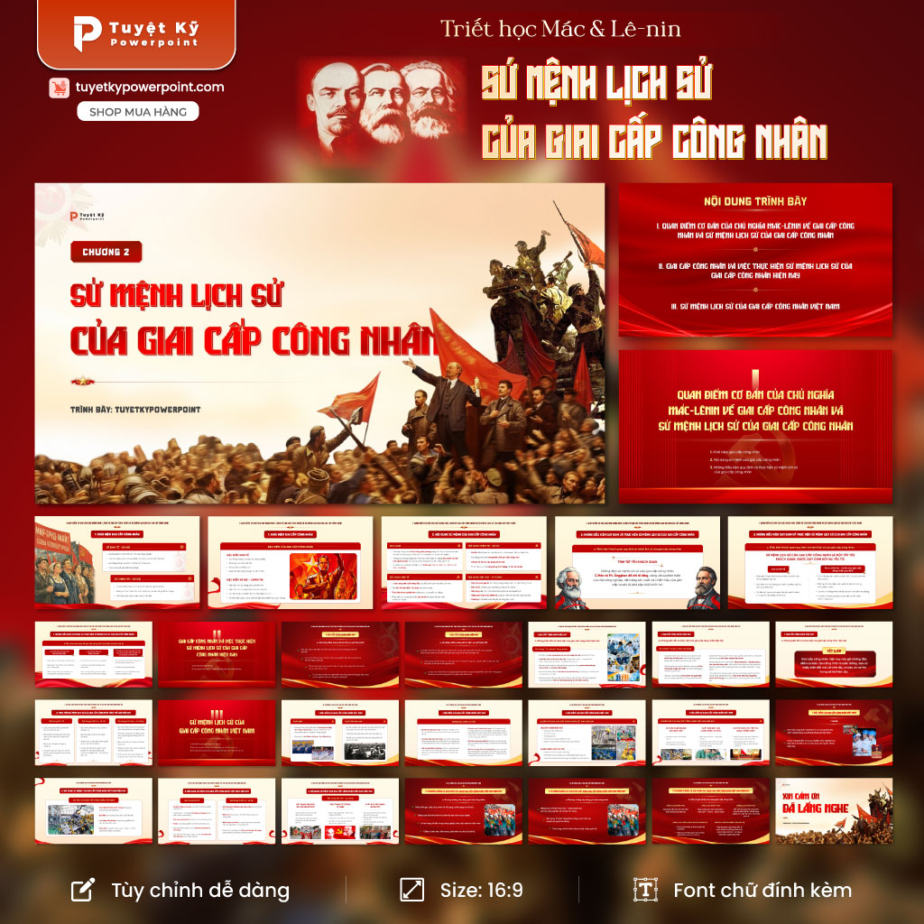 triết học mác lên nin sứ mệnh lịch sử của giai cấp công nhân