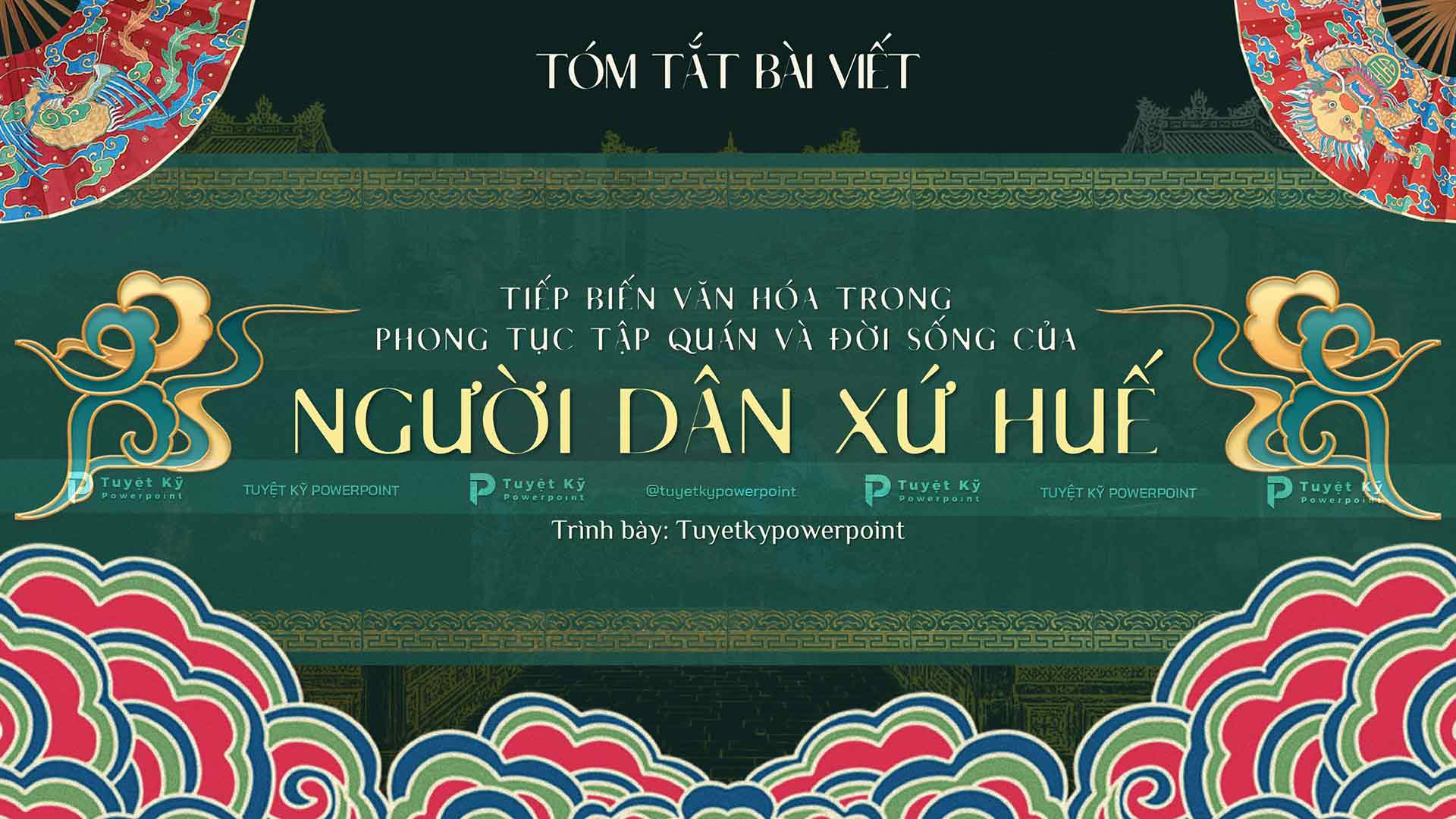 tiếp biến văn hóa trong phong tục tập quán và đời sống của người dân xứ huế