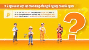 ý nghĩa của việc chọn đúng nghề