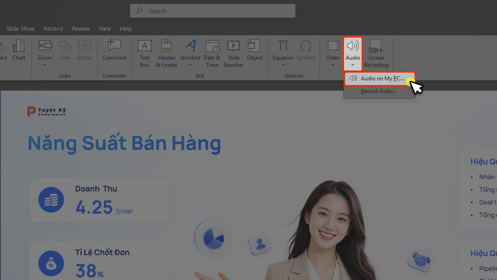 Chọn Audio