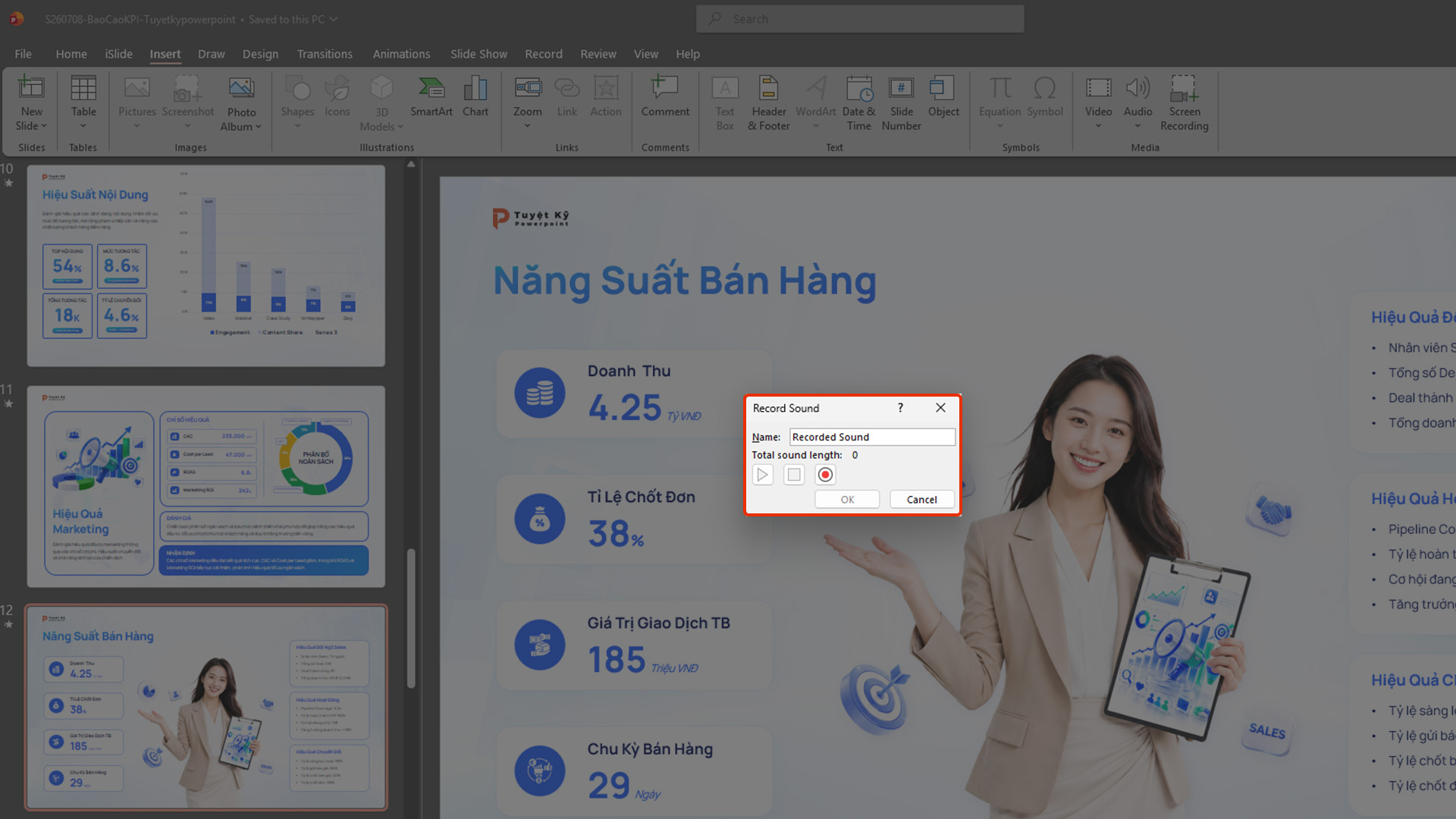Đặt tên cho đoạn ghi âm