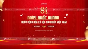 backdrop banner 81 năm ngày quốc khánh việt nam