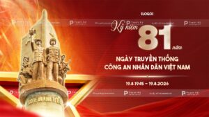 backdrop banner kỷ niệm 81 năm ngày truyền thống công an nhân dân việt nam