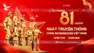 backdrop banner ngày công an nhân dân việt nam