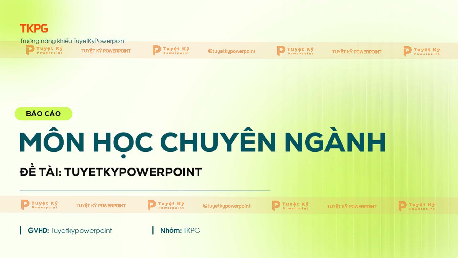 Slide Báo Cáo Môn Học Chuyên Ngành (Dashboard – Chart – Infographic) - Ảnh 3
