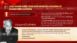 cuộc kháng chiến toàn quốc bùng nổ và đường lối kháng chiến của Đảng