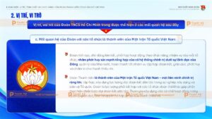 mối quan hệ của đoàn đối với mặt trận tổ quốc