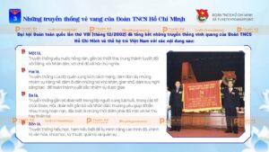 những truyền thống vẻ vang của đoàn thanh niên cộng sản hồ chí minh