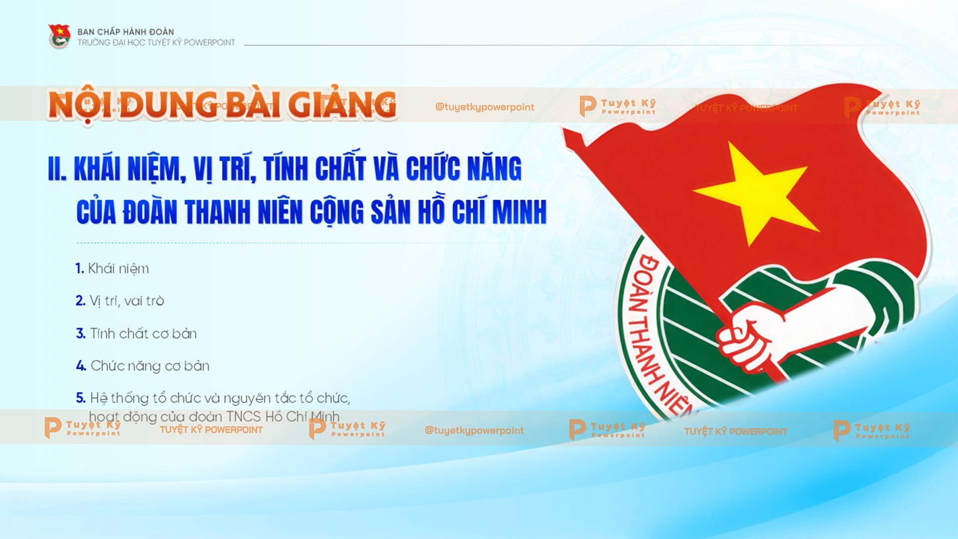 bài giảng đoàn thanh niên cộng sản hồ chí minh