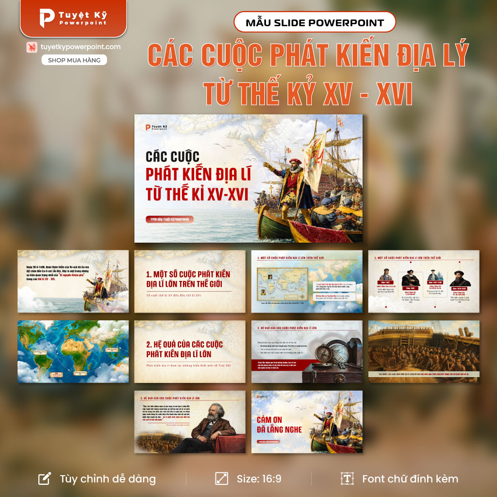 các cuộc phát triển địa lý từ thế kỷ xv - xvi