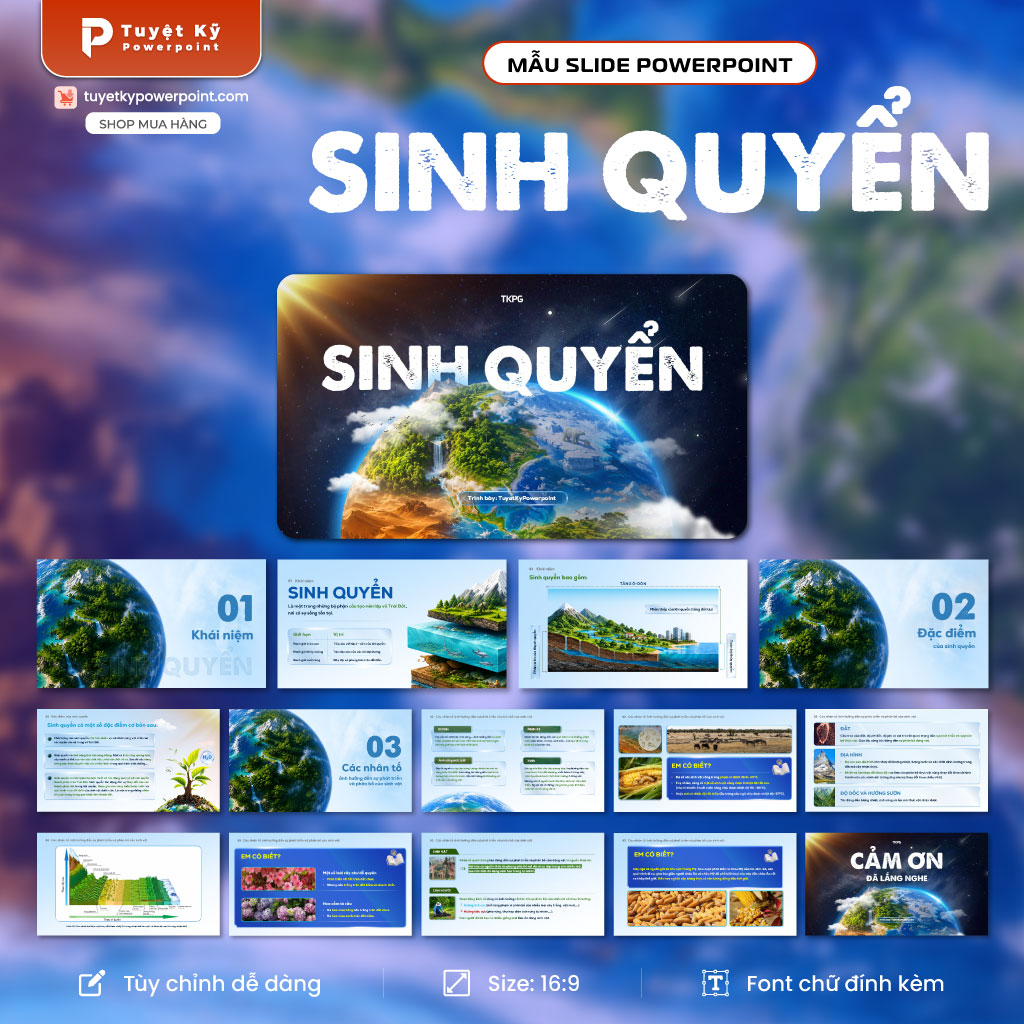 địa lí 10 sinh quyển