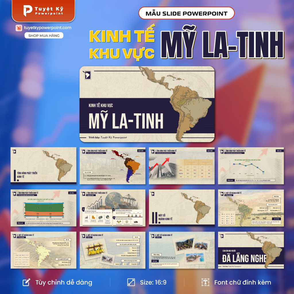 Slide Kinh Tế Khu Vực Mỹ La-tinh (Địa Lí 11)