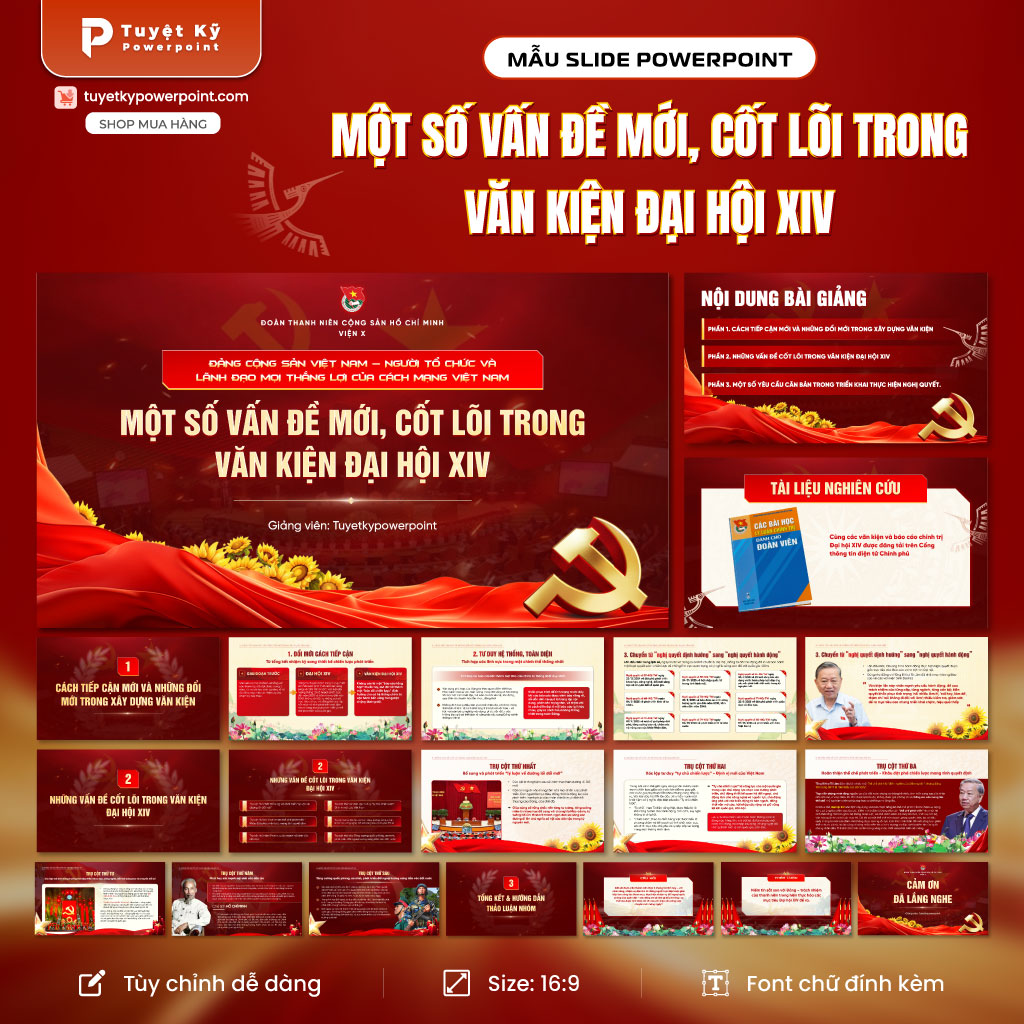 một số vấn đề mới cốt lõi trong văn kiện đại hội xiv