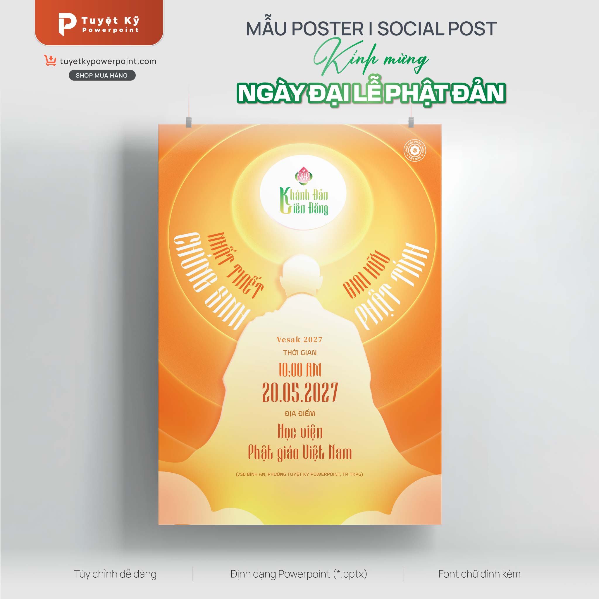 poster lễ phật đản