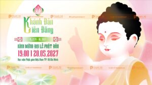 backdrop banner lễ phật đản