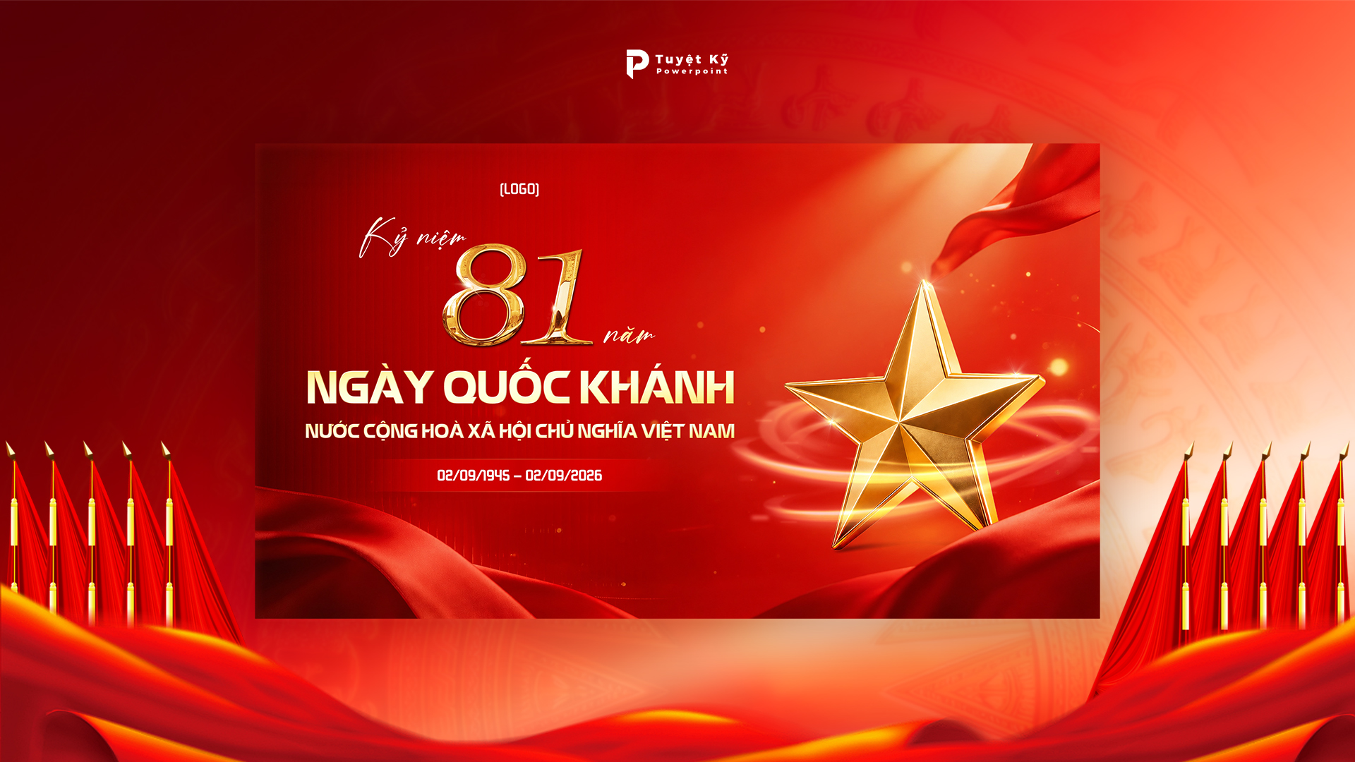Banner kỷ niệm 81 năm ngày quốc khánh