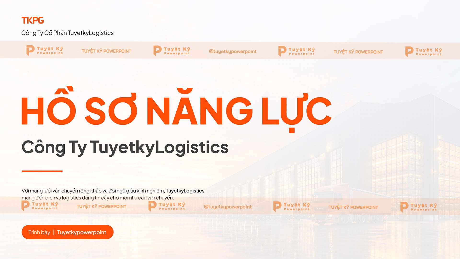 hồ sơ năng lực công ty logistics