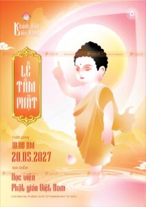 poster lễ tắm phật