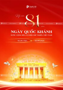 Poster ngày quốc khánh việt nam 2/9
