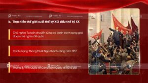 thực tiễn thế giới cuối thể kỷ XIX đầu thế kỷ XX