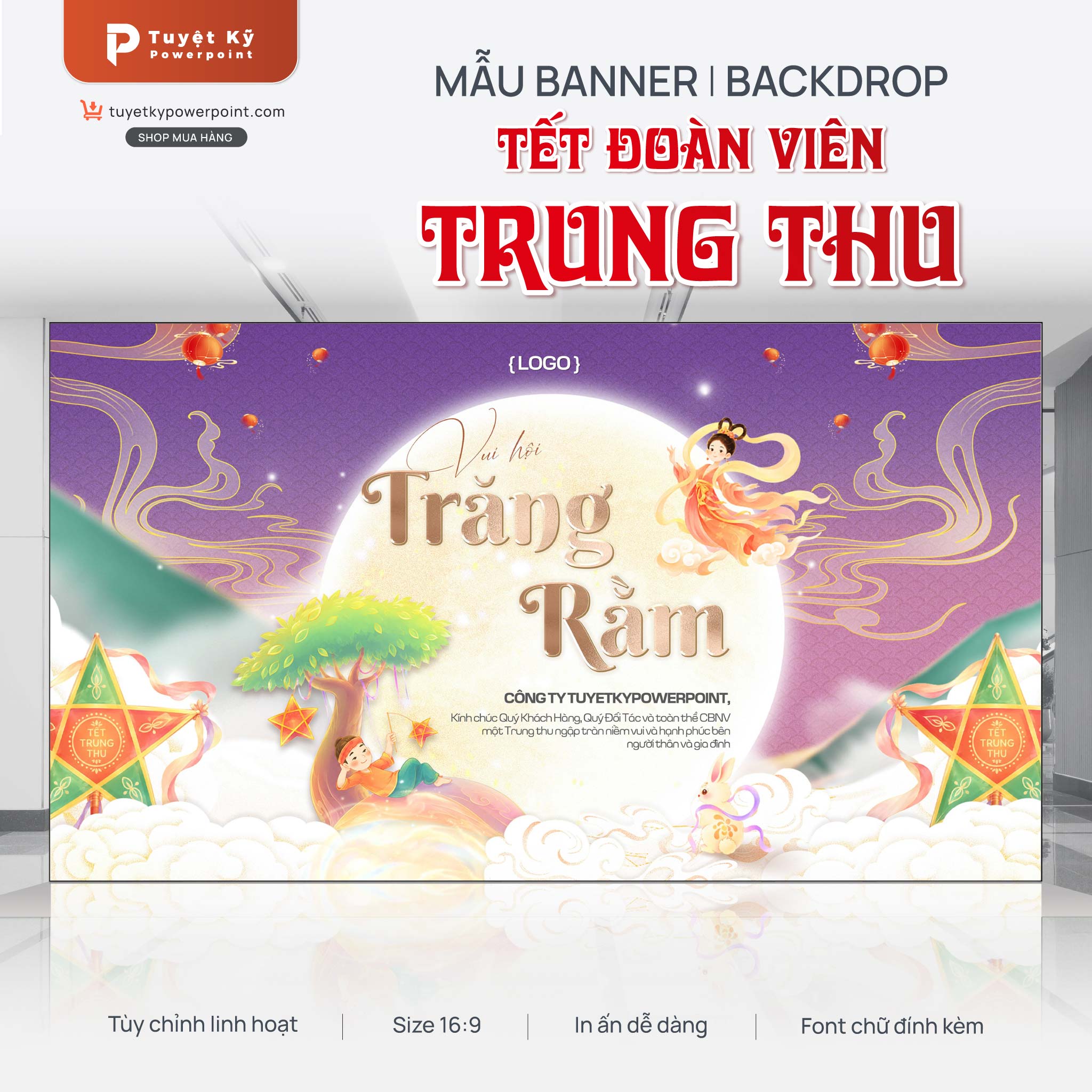 backdrop trung thu