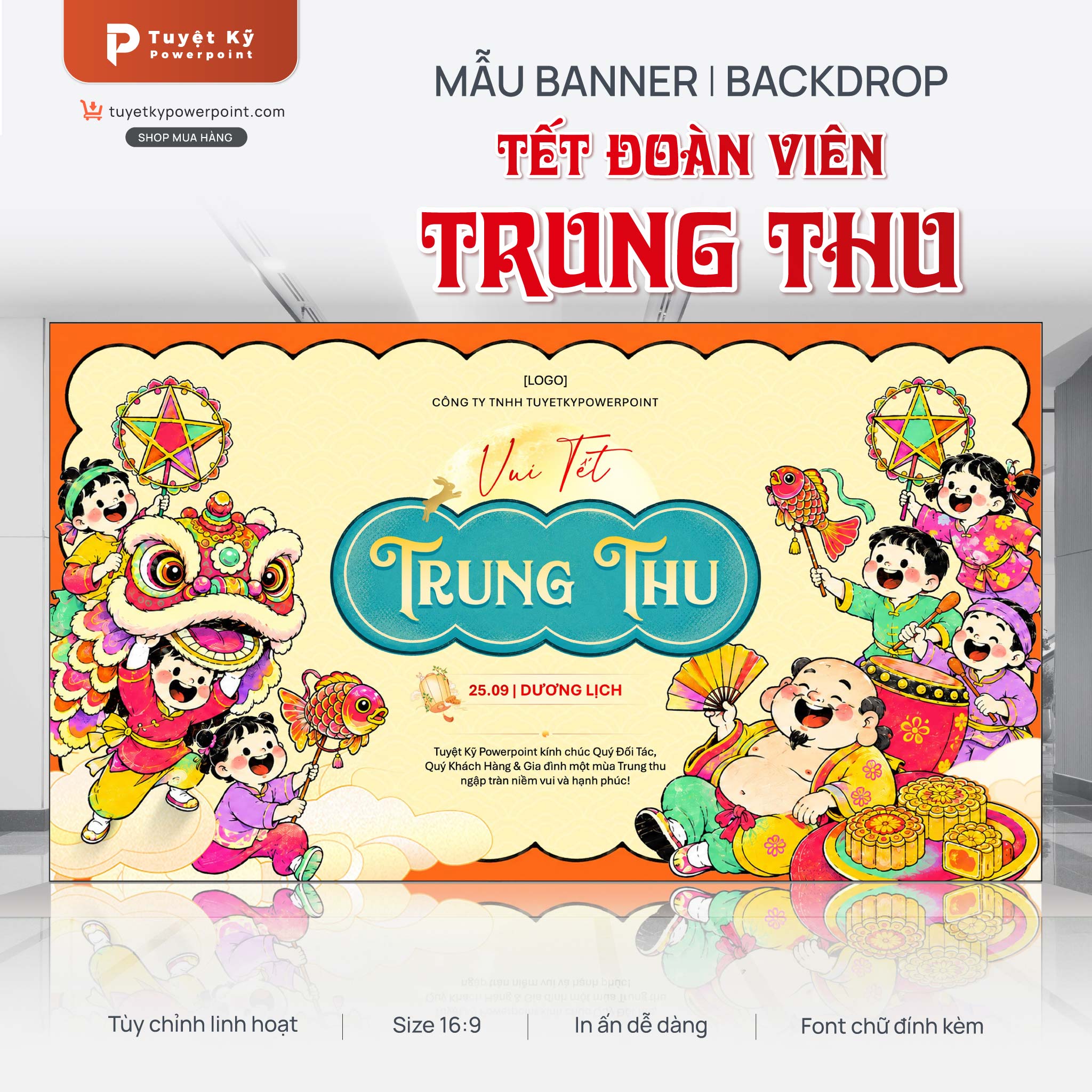 backdrop trung thu
