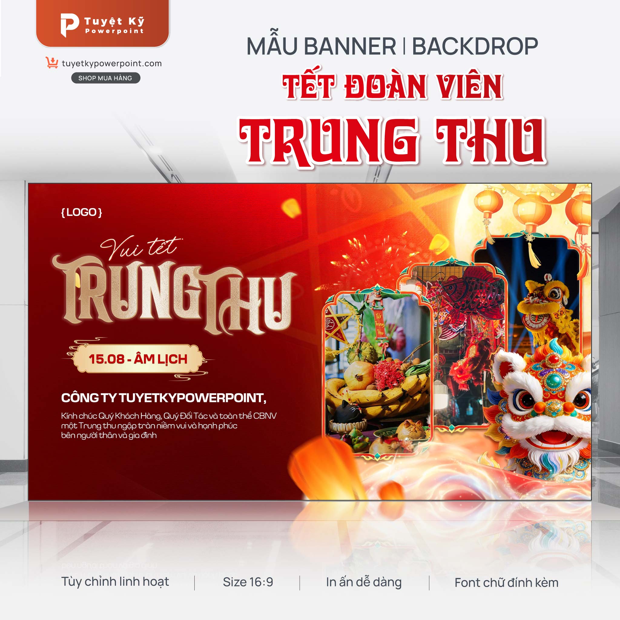 backdrop trung thu