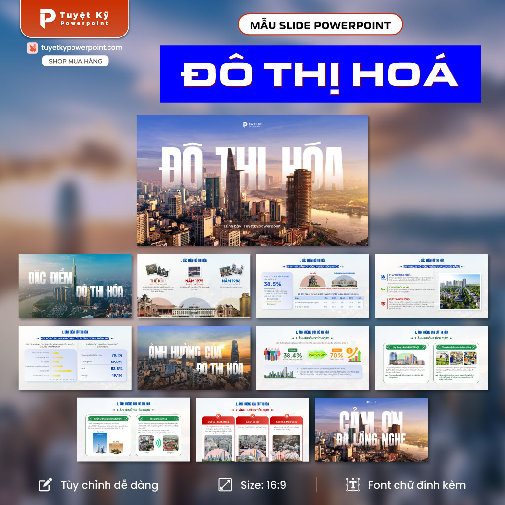 Slide Đô Thị Hóa: Đặc Điểm Và Ảnh Hưởng Của Đô Thị Hóa (Địa lí 12)